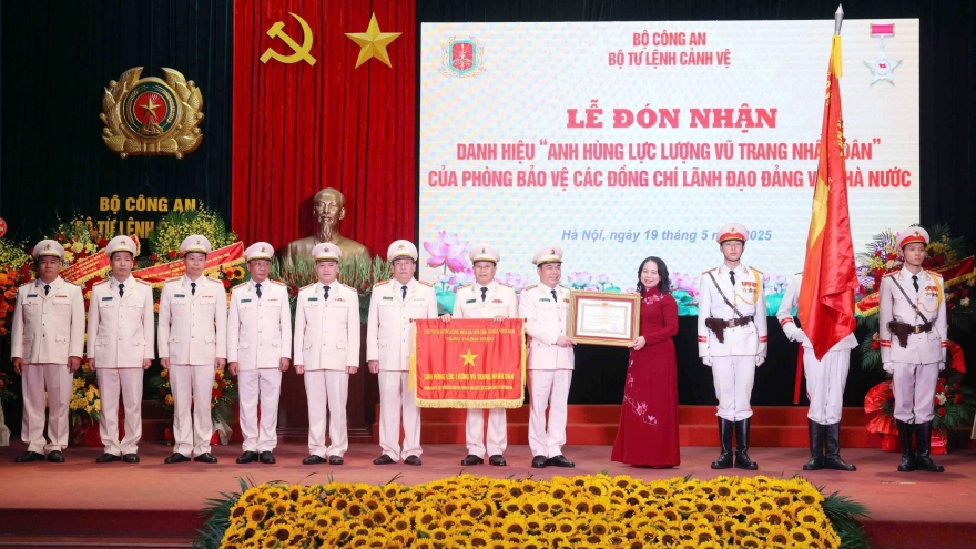 Phòng Bảo vệ các lãnh đạo Đảng, Nhà nước nhận danh hiệu Anh hùng