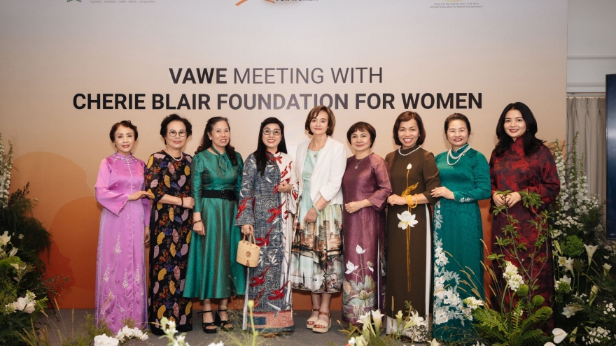 Hiệp hội Nữ Doanh nhân Việt Nam gặp gỡ Quỹ Cherie Blair tại Hà Nội