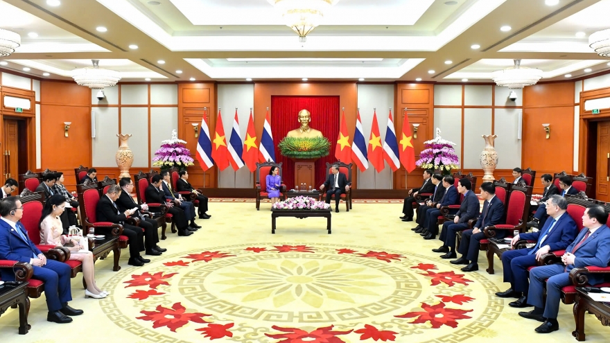 Tổng Bí thư Tô Lâm tiếp Thủ tướng Thái Lan Paetongtarn Shinawatra