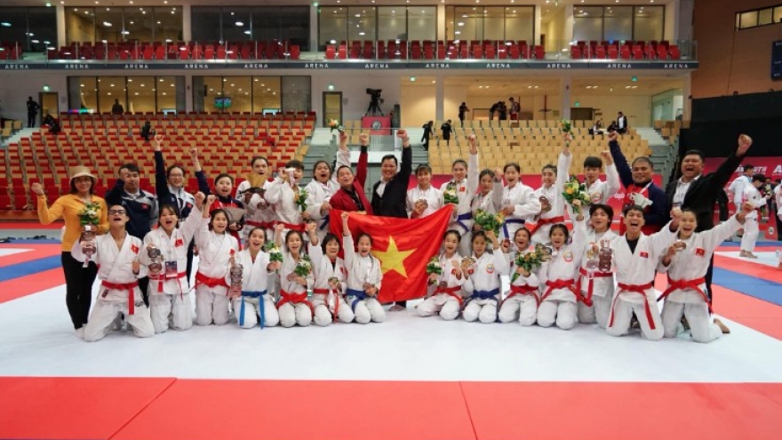 Vietnam ranks third at Asian Ju-Jitsu Championships with seven golds