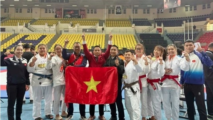Jujitsu martial artists bag 11 golds, place third in Asian championships
