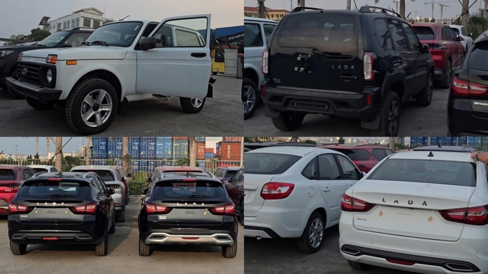 Hình ảnh loạt ô tô Lada của Nga vừa “đổ bộ” vào Việt Nam