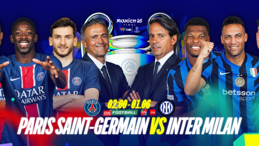 Xem trực tiếp PSG vs Inter Milan chung kết Cúp C1 châu Âu ở đâu?