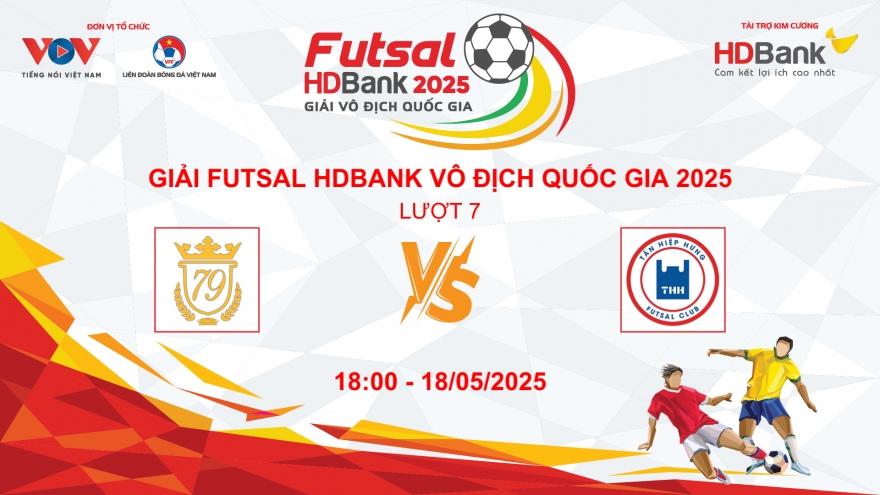 Trực tiếp Luxury Hạ Long vs Tân Hiệp Hưng Giải Futsal HDBank VĐQG 2025
