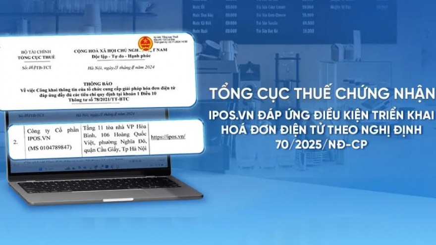 Máy tính tiền iPOS.vn đáp ứng đủ điều kiện triển khai hóa đơn điện tử