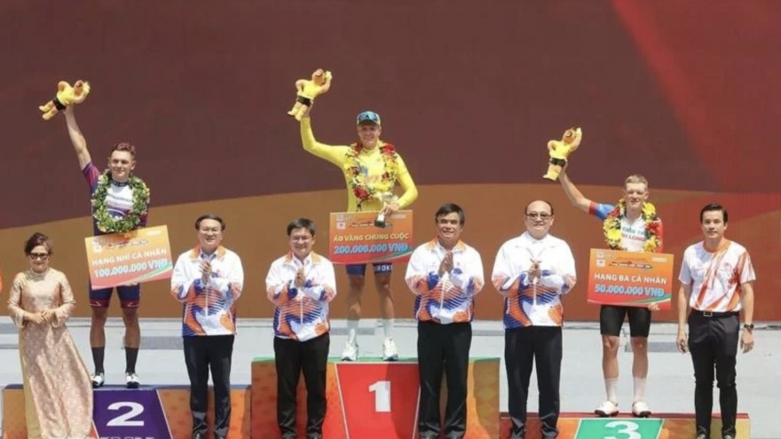 Mikhail Fokin wins yellow jersey at 2025 national HTV cycling cup