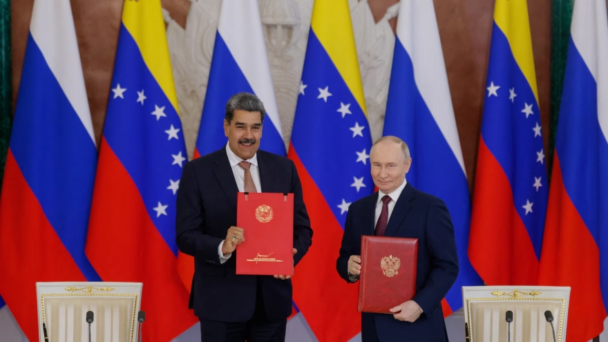 Nga và Venezuela ký thỏa thuận đối tác chiến lược
