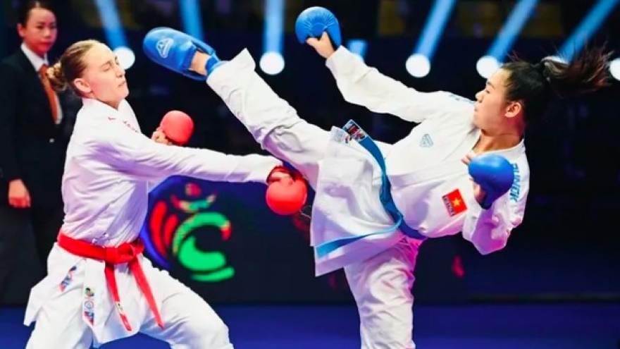 Vietnam women’s kumite team clinches third consecutive Asian karate title