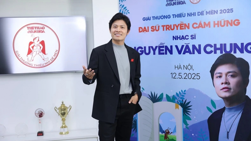 Nhạc sĩ Nguyễn Văn Chung trở thành Đại sứ truyền cảm hứng Giải thưởng Dế Mèn