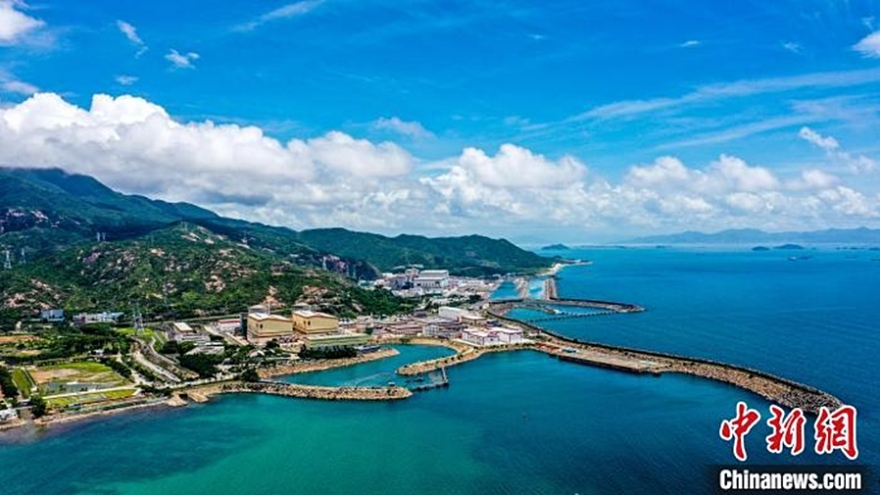 Tổng công suất điện hạt nhân của Trung Quốc vượt 120 triệu kilowatt