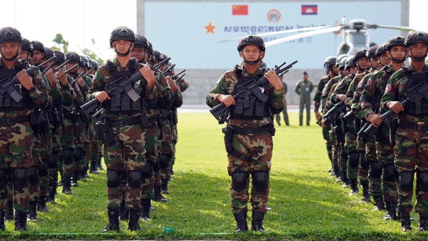 Campuchia - Trung Quốc triển khai tập trận chung Rồng Vàng 2025