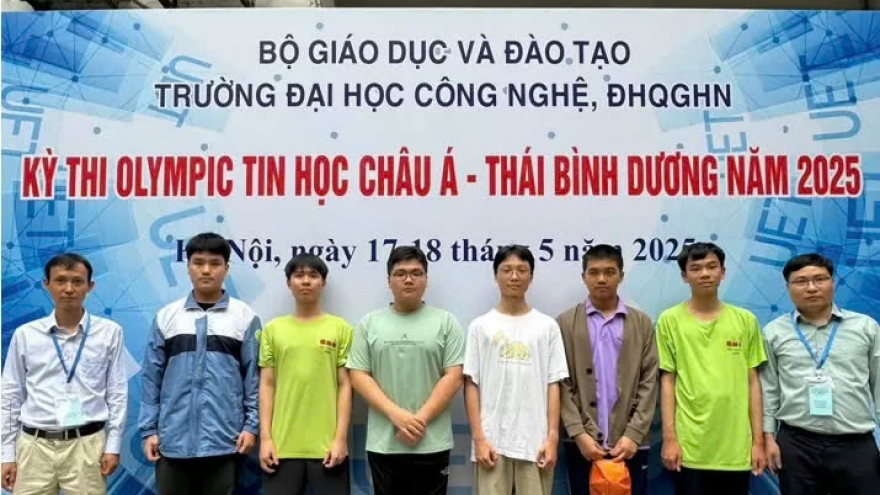 Việt Nam giành 6 Huy chương Olympic Tin học châu Á Thái Bình Dương