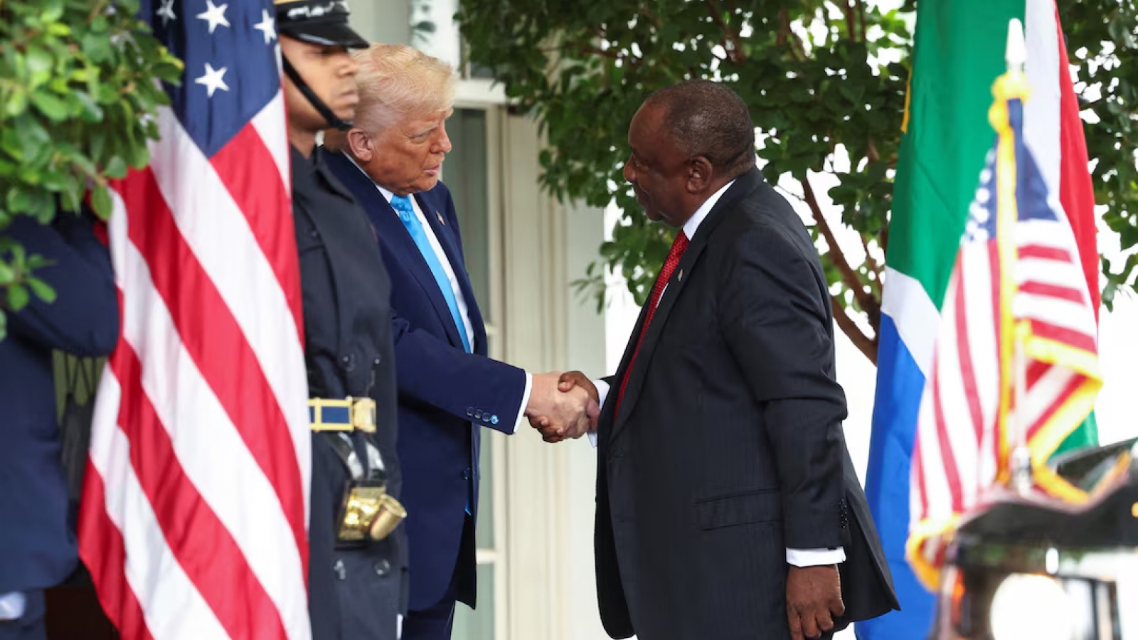 Tổng thống Nam Phi thăm Mỹ, mời ông Trump dự thượng đỉnh G20