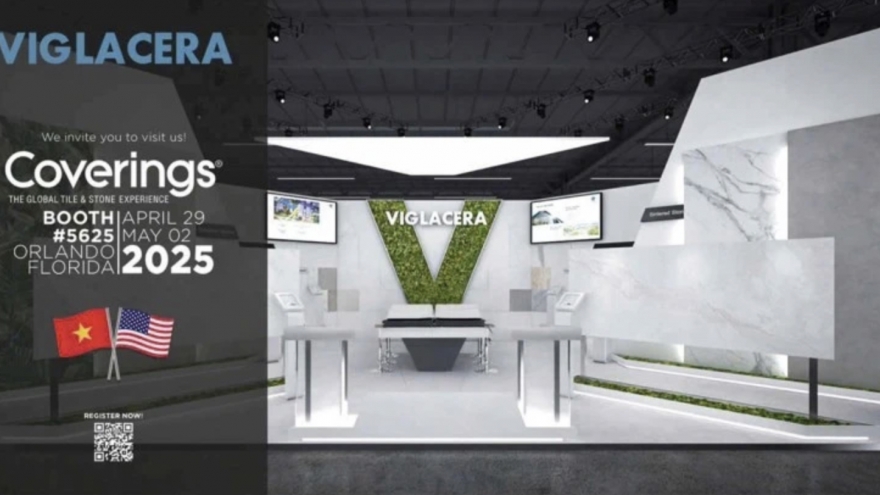 Viglacera showcases green building materials at Coverings 2025 in US