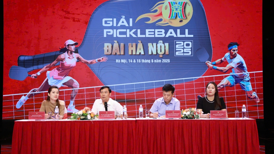 600 VĐV tham gia Giải Pickleball Đài Hà Nội 2025
