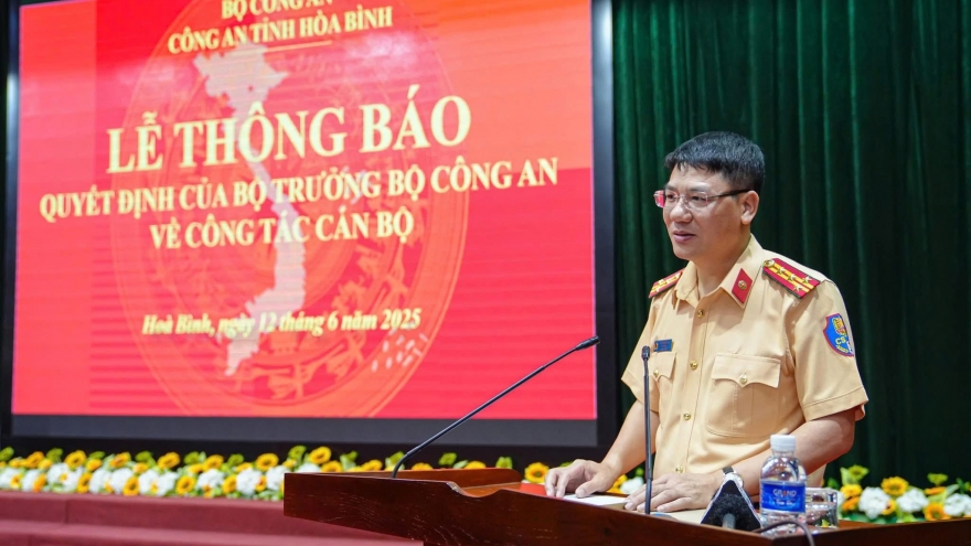 Điều động Giám đốc Công an tỉnh Hòa Bình làm Cục trưởng Cục Cảnh sát giao thông