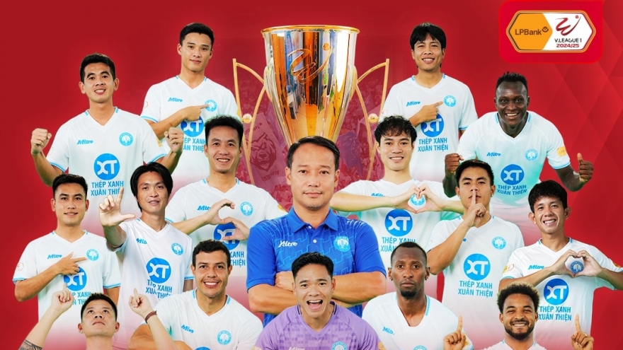 Sau vòng 25 V-League 2024/2025: CLB Nam Định vô địch sớm