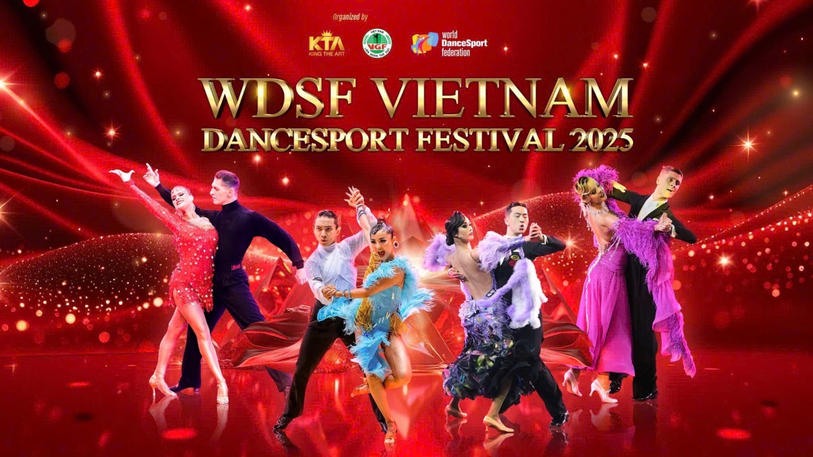 Lần đầu tiên Việt Nam đăng cai giải vô địch Dancesport Đông Nam Á và châu Á