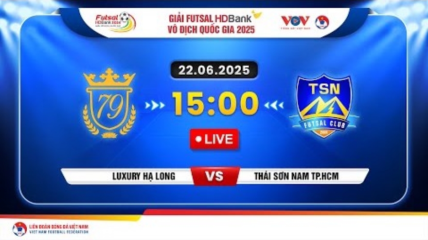 Xem trực tiếp Luxury Hạ Long vs Thái Sơn Nam tại giải Futsal HDBank VĐQG 2025