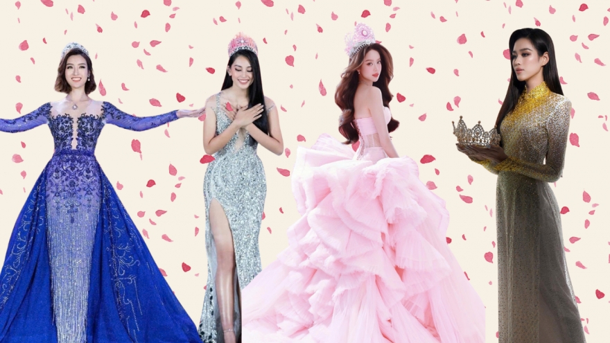 Nhìn lại những trang phục Final Walk của các nàng hậu Việt
