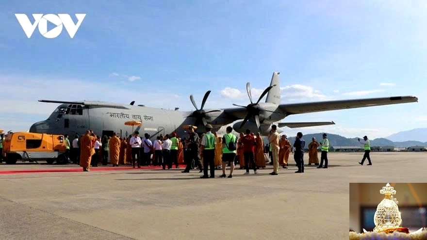 Buddha’s sacred sarira returned to India after historic Vietnam pilgrimage