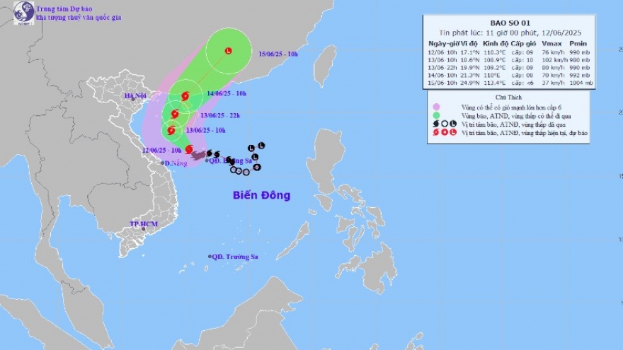 Intensified Wutip to soak Central and Northern Vietnam