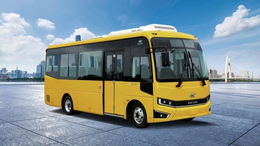 Kim Long electric buses from Vietnam officially exported to RoK