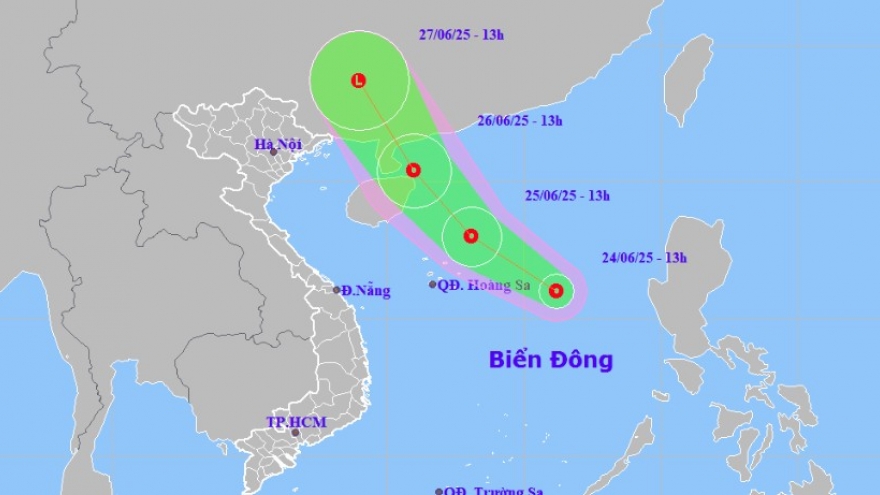 Tropical depression forms in East Sea