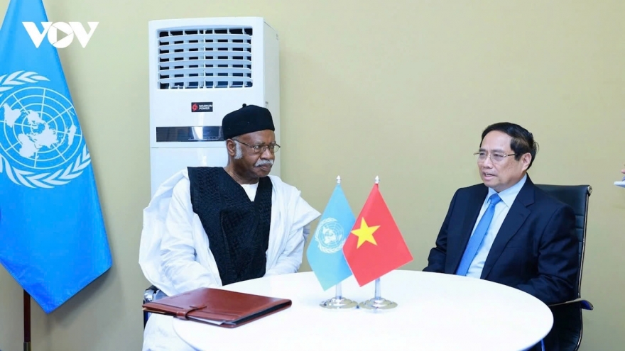 PM meets UN General Assembly President Philemon Yang