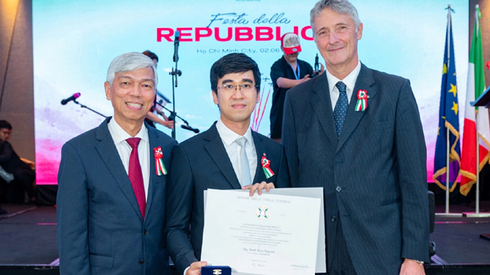 Vietnamese lecturer awarded Italy’s highest civilian honour