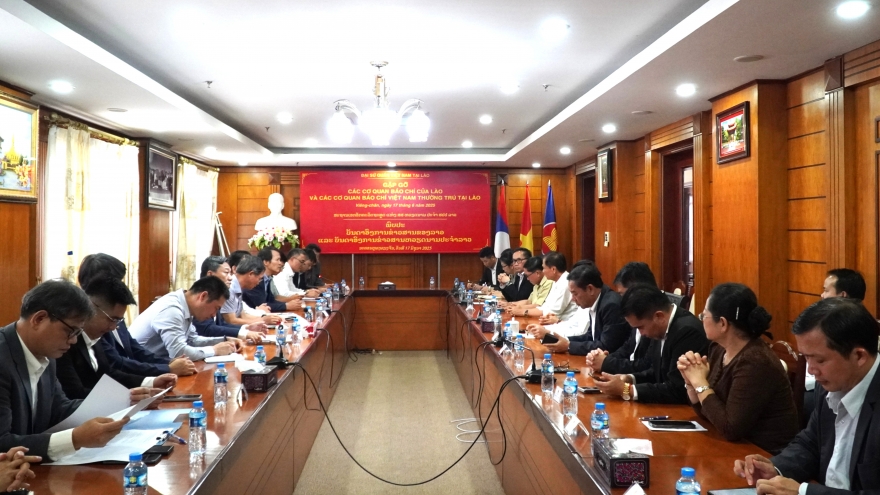 Đại sứ quán Việt Nam tại Lào kỷ niệm 100 năm Ngày Báo chí cách mạng Việt Nam