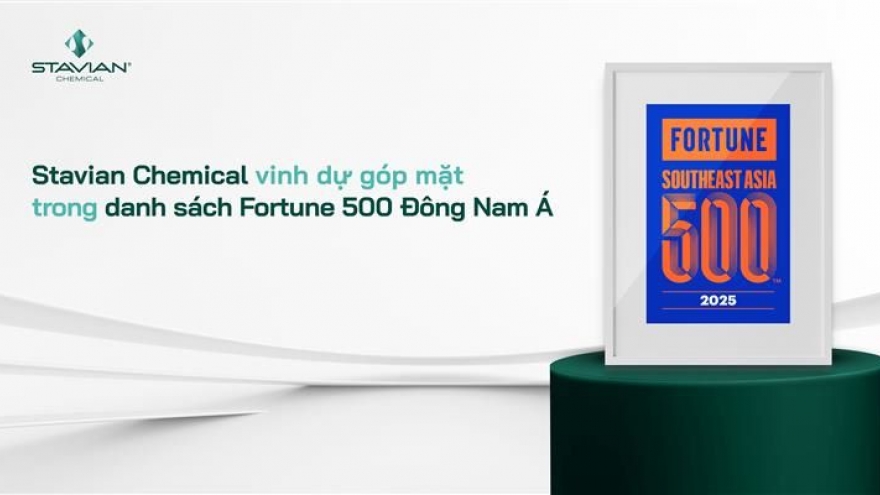 Fortune vinh danh Stavian Hóa chất Top 219 doanh nghiệp lớn nhất Đông Nam Á năm 2025