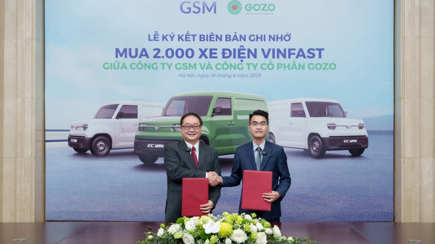 GOZO Express mua 2.000 xe tải điện VinFast EC Van từ Xanh SM