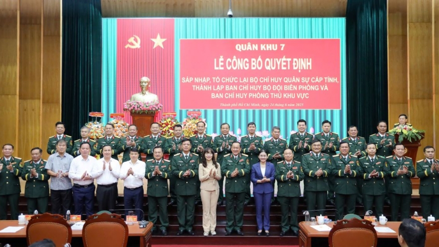 Quân khu 7 công bố tổ chức lực lượng theo mô hình chính quyền 2 cấp