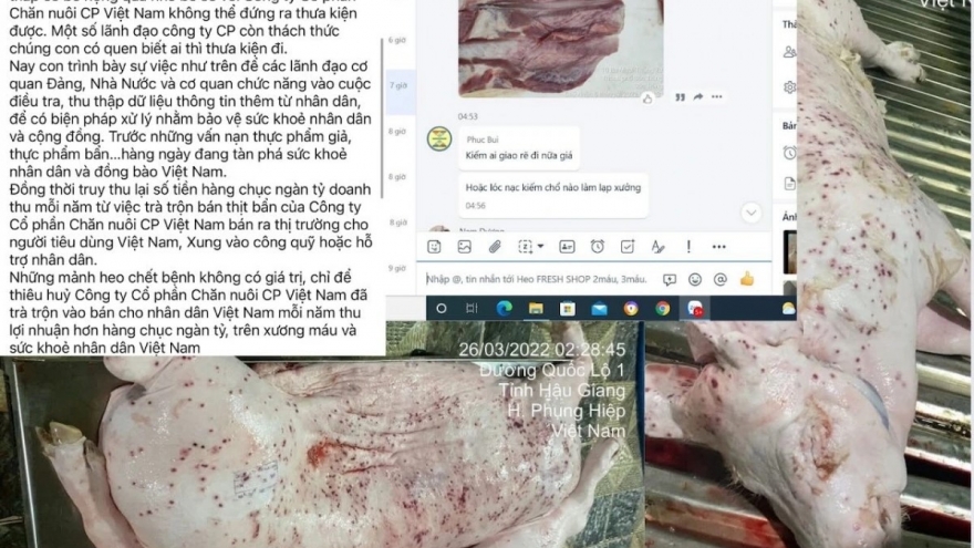 Vụ thịt heo C.P.: Xác minh người đóng dấu kiểm dịch