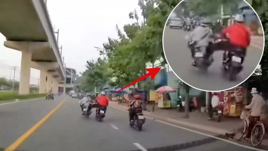 Diễn biến mới vụ đạp ngã người đi xe máy trên đường Nguyễn Văn Bá, TP Thủ Đức