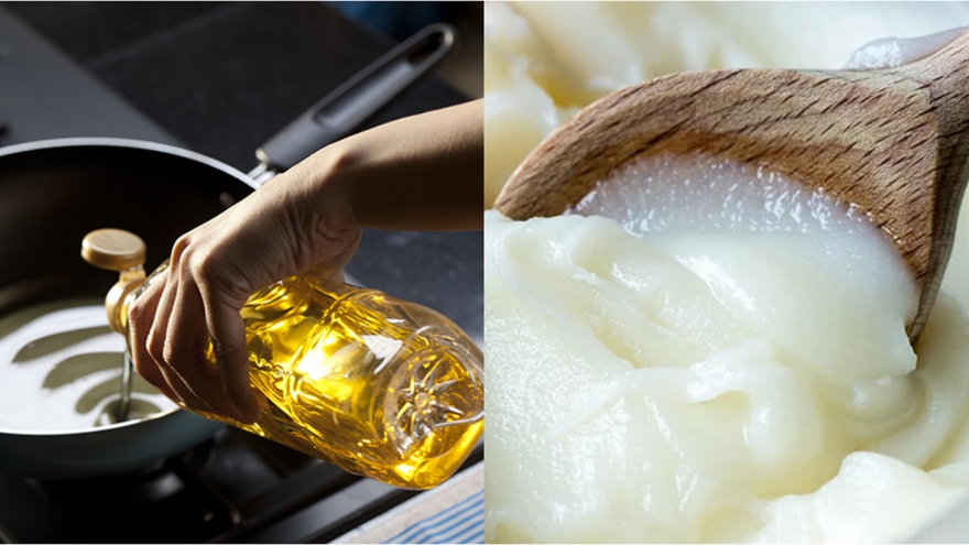 Sử dụng dầu ăn hay mỡ lợn sẽ tốt hơn cho sức khỏe?