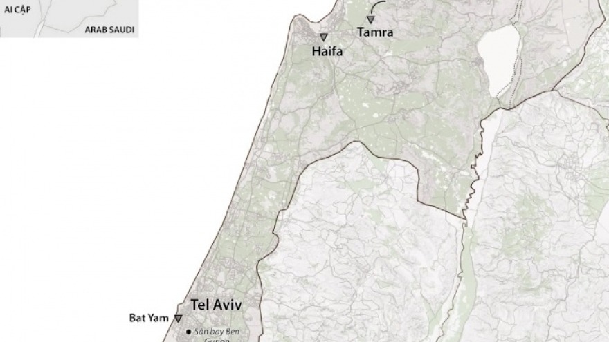 Iran tiếp tục dội tên lửa vào Israel