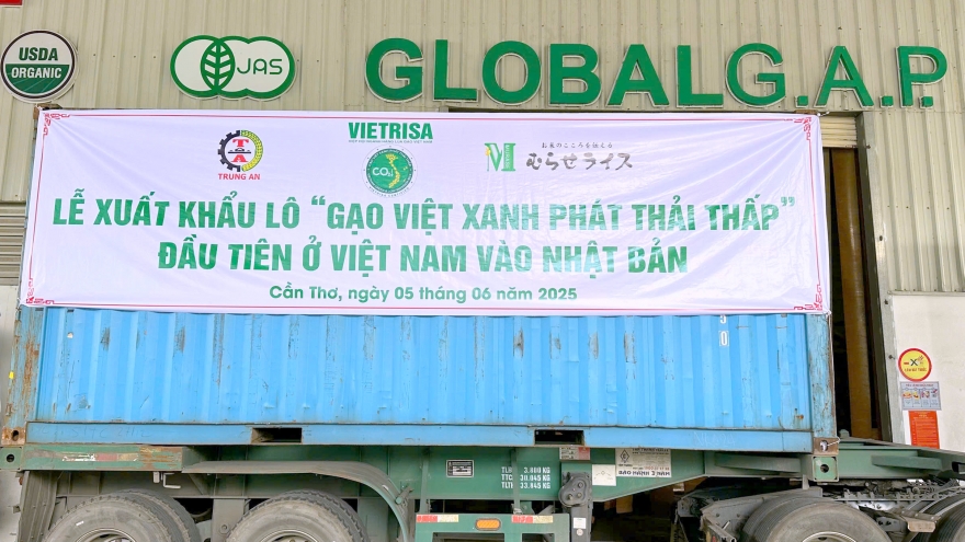 Gạo giảm phát thải vào thị trường quốc tế, khẳng định vị thế gạo Việt Nam