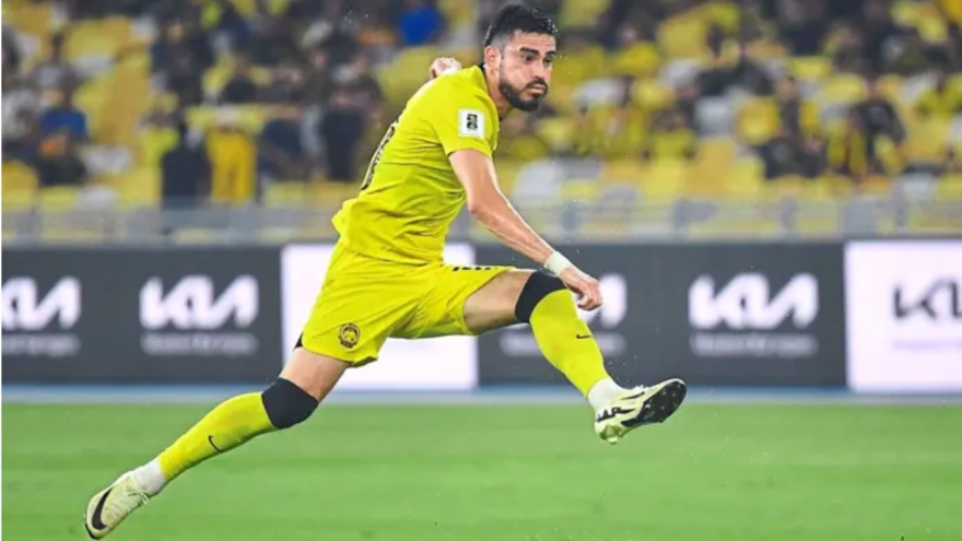 Được gọi lên ĐT Malaysia, ngoại binh V-League chuẩn bị chạm trán ĐT Việt Nam
