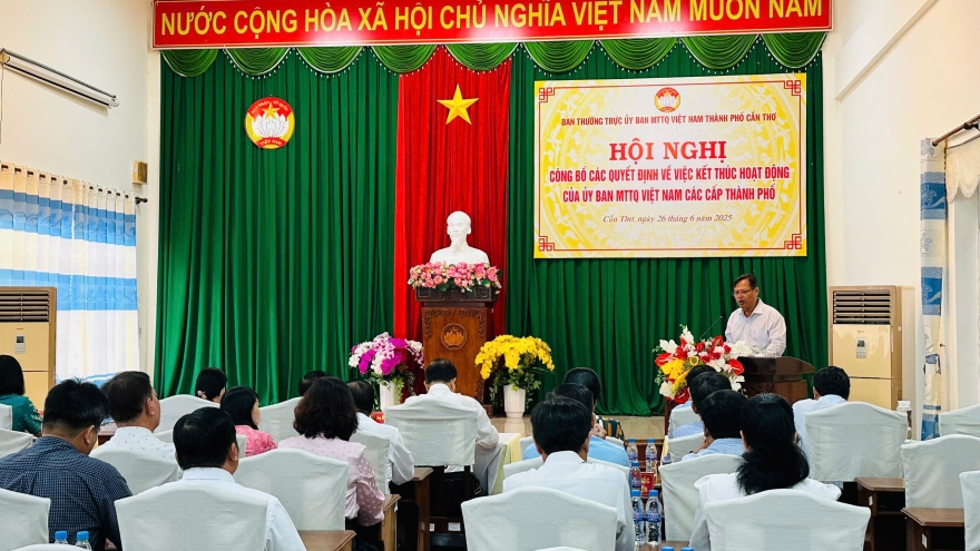 Hợp nhất Ủy ban MTTQ Việt Nam Hậu Giang, Sóc Trăng và Cần Thơ