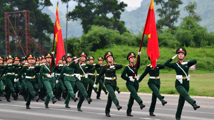 Các khối diễu binh kỷ niệm 80 năm Quốc khánh lần đầu hợp luyện