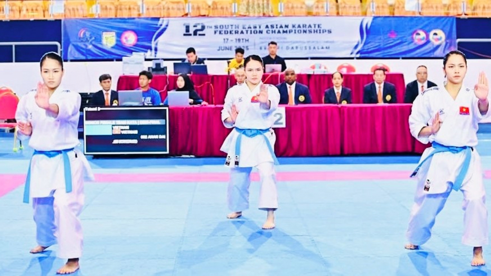 Karate team dominates with 14 more golds in Southeast Asian event