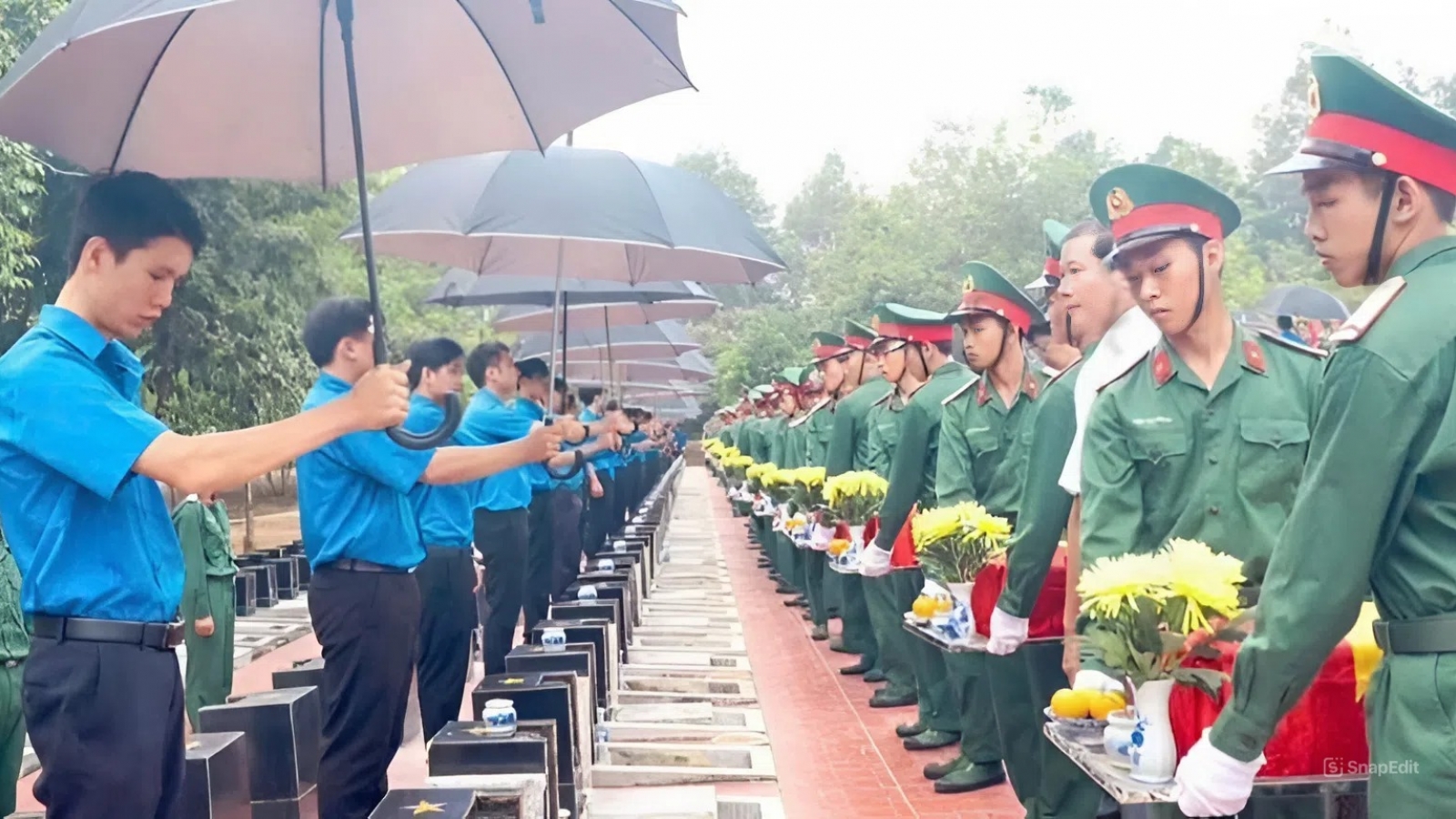 Binh Phuoc reburies fallen soldiers repatriated from Cambodia