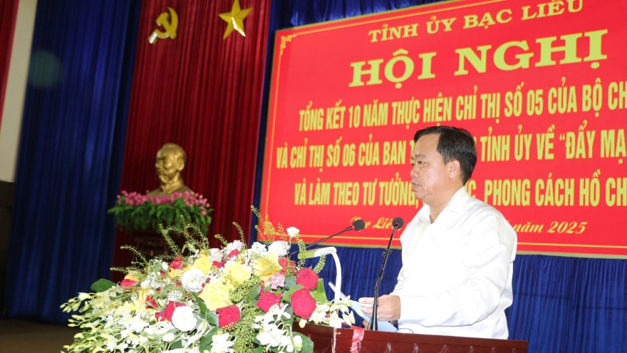 Bạc Liêu tổng kết 10 năm đẩy mạnh học tập và làm theo tư tưởng, đạo đức, phong cách Hồ Chí Minh