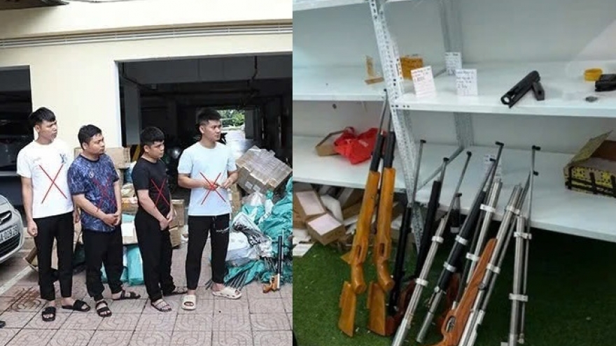 Triệt phá "xưởng sản xuất súng" quy mô lớn, bán vũ khí online thu lợi hàng tỷ đồng