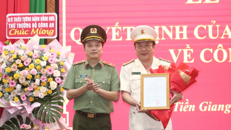 Đại tá Lâm Phước Nguyên được bổ nhiệm làm Giám đốc công an tỉnh Tiền Giang