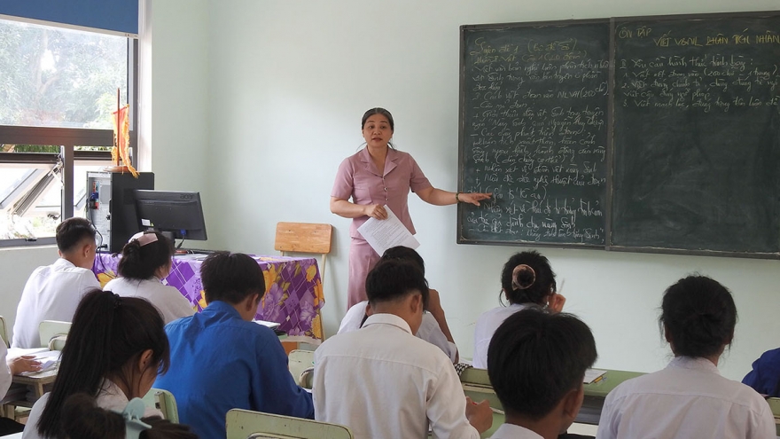 Học sinh vùng dân tộc thiểu số Kon Tum tích cực ôn luyện thi tốt nghiệp THPT