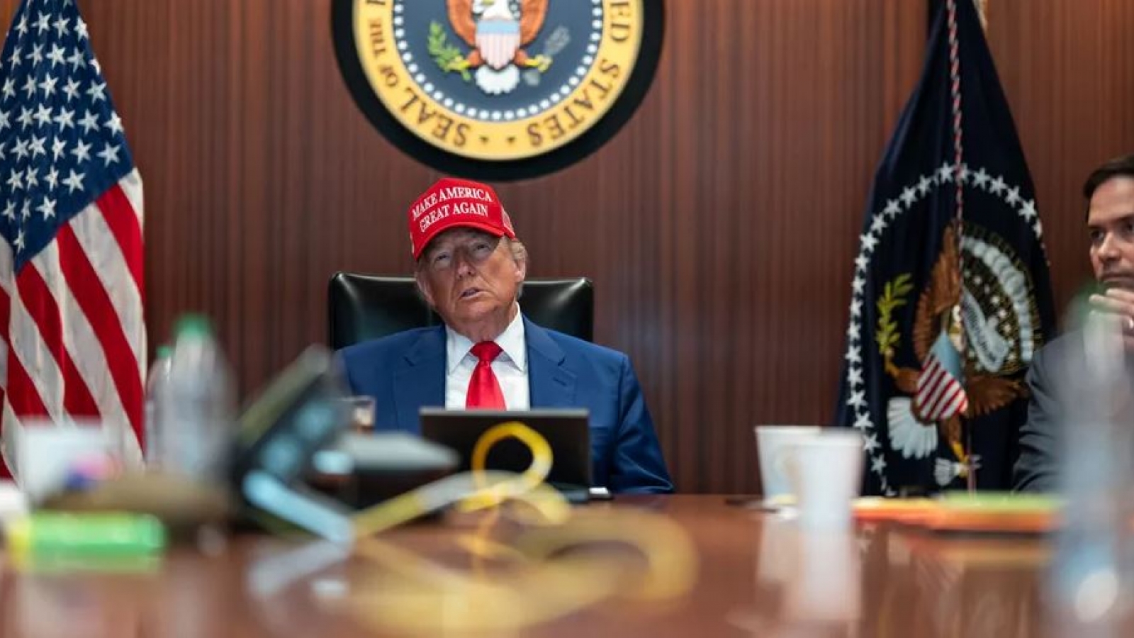 Bên trong Phòng Tình huống vào thời điểm ông Trump ra quyết định không kích Iran