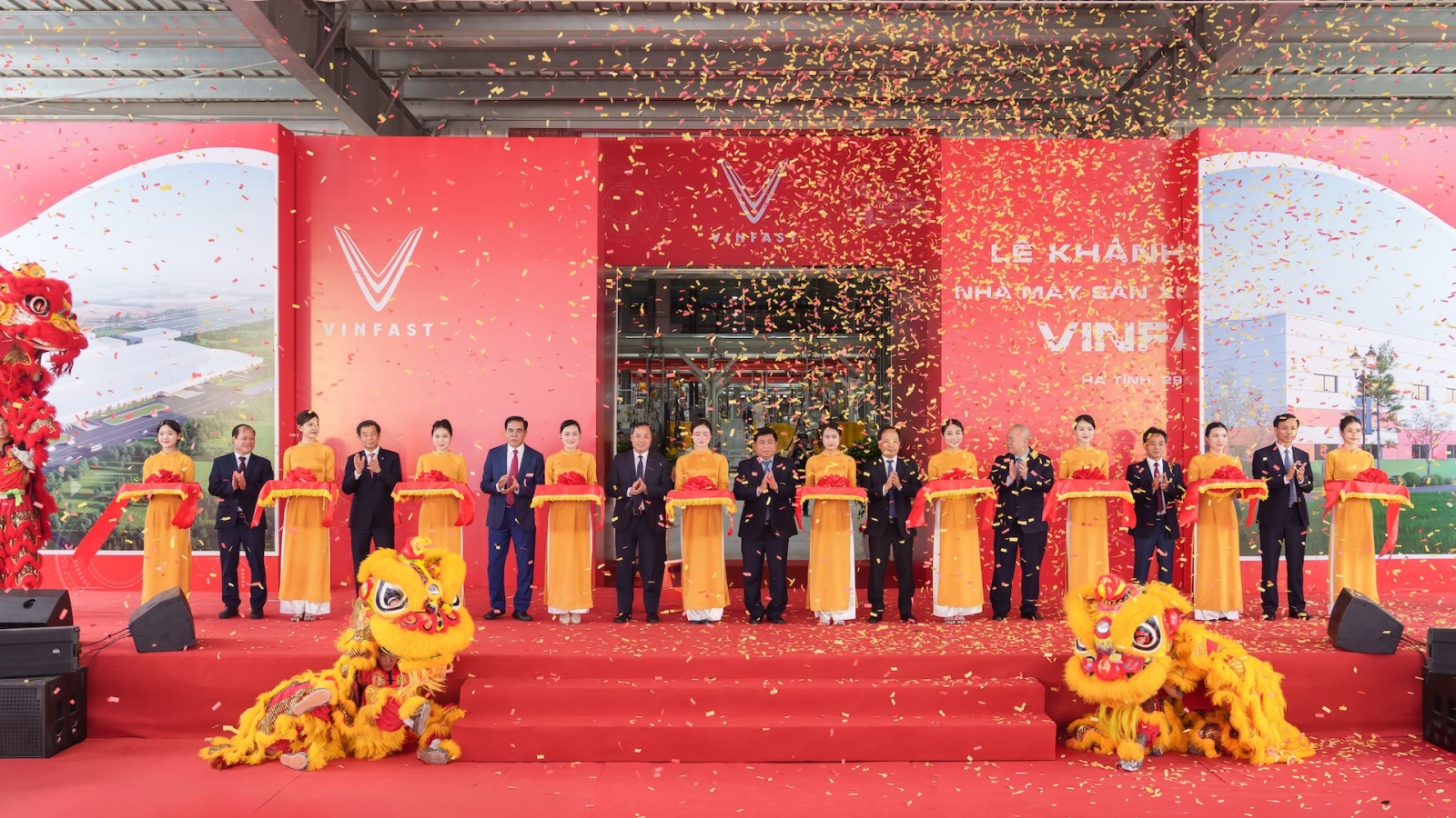 VinFast khánh thành nhà máy sản xuất ô tô điện tại Hà Tĩnh